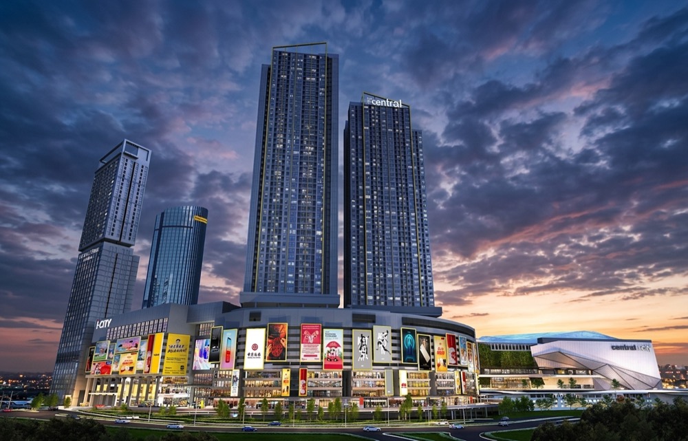 Central i-City Mall — front view, 3 min walk via bridge from BeCentral