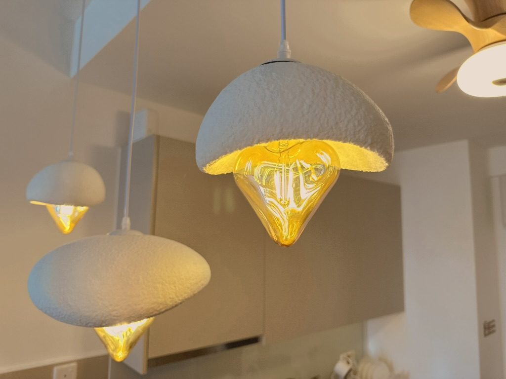 Cloud lamp at Sabi House