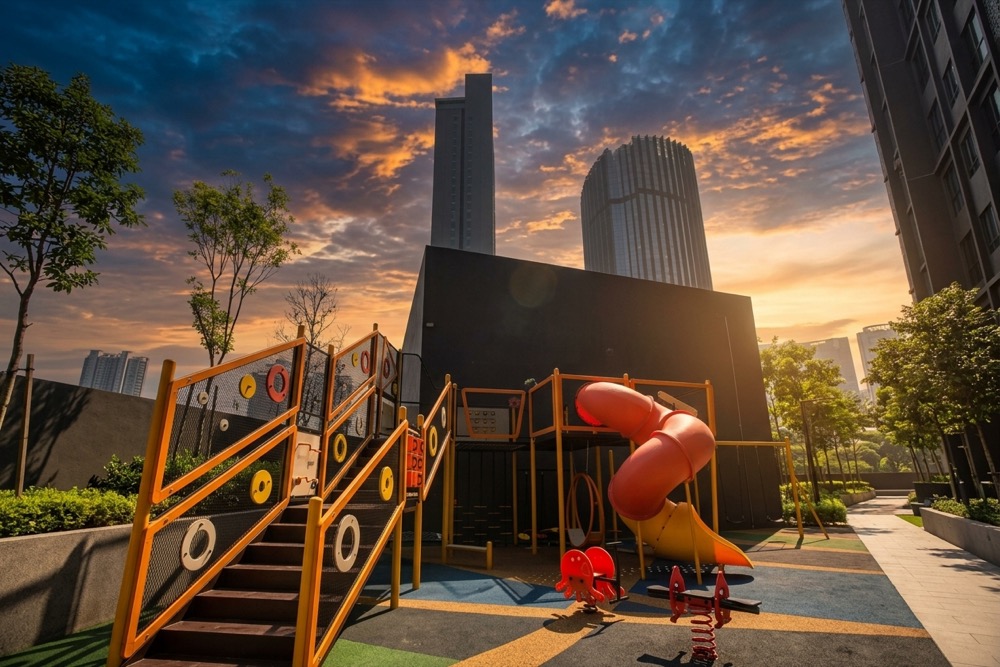 Children's Play Area at BeCentral — safe play for little ones